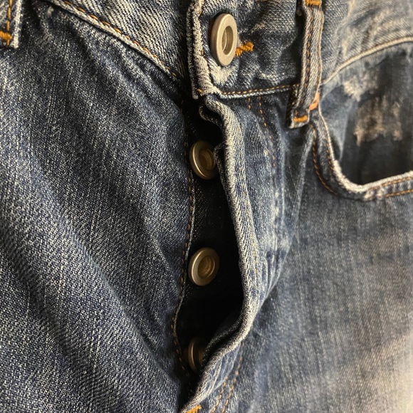 DIESEL Sz / W23 L32 Angel Distressed Regular Straight Jeans - Picture 7 of 12